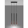 WYPRZEDAŻ SOLLUX SL.0889 Lampa wisząca MOZAICA 3L czarny/miedź