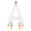 CANDELLUX 38-70944 ALTO LAMPA WISZĄCA 8X40W E27 BIAŁY MATOWY