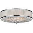 DAR OSL5050 OSLO 3LT FLUSH POL CHR/ WHITE