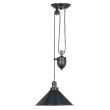 ELSTEAD PROVENCE PV/P OB 1Lt Rise & Fall Pendant