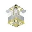 CANDELLUX 2280076 SK-18 CH/YE-P G4 CHROM OPR. STROP. STAŁA KRYSZTAŁ 20W G4 ŻÓŁTY PASEK