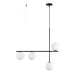 SIGMA 33691 Silia 4 lampa wisząca czarny,biały