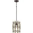 ELSTEAD Wood Hollow QZ-WOOD-HOLLOW-MP Mini Pendant