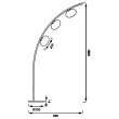 WYPRZEDAŻ ZUMAline NEW YORK MJ65-3 LAMPA STOJĄCA