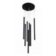 LIGHT PRESTIGE LP-894/7P BK Lungo 7 czarna lampa wisząca