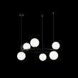 MAYTONI MOD013PL-06B Modern Ring Pendant Lamp Black
