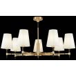 MAYTONI H001CL-07BS House Zaragoza Chandelier Brass