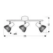 CANDELLUX 93-61911 FLY LISTWA