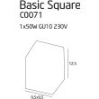 MAXLIGHT BASICSQUARE C0071