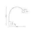 MOOSEE MSE010100379 MOOSEE lampa podłogowa MARMO czarna