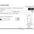 AZZARDO AZ2702 Costa Arm (black/black)