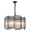 Step into Design MP0098 black Lampa wisząca IMPERIO czarna 80 cm