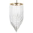 Step into design DP0339-400 gold Lampa wisząca WAVE złota 40 cm