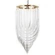 Step into design DP0339-400 gold Lampa wisząca WAVE złota 40 cm