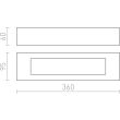 RENDL R10446 ROLO ścienna gipsowa 230V E14 2x30W
