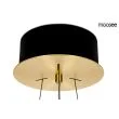 Moosee MSE010100166 MOOSEE lampa wisząca SATURNUS 47 DUO złota - LED, kryształ, stal szczotkowana