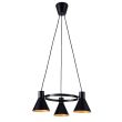 CANDELLUX 33-71156 MORE LAMPA WISZĄCA 3X40W E27 CZARNY MATOWY