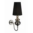 AZZARDO AB7121-1S-BK / AZ0062 Baroco wall (black) Lampa ścienna / kinkiet