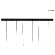 Moosee MSE010100280 Lampa wisząca ATLAS 3 czarna