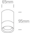 ONE LIGHT 67130C/W Lido biały zewnętrzny cylinder sufitowy 35W MR16 GU10