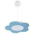 Hellux 9550114 Lampa Fiore LED zwis błękitny