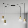 EMIBIG 526/4 LAMPA WISZĄCA TRAKER 4 BL/GOLD