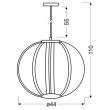 CANDELLUX 31-43955 CANSAS ZWIS 44 LED 35W