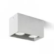 RENDL R12738 AGATE II sufitowa aluminium szczotkowane 230V GU10 2x35W