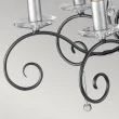ELSTEAD AMARILLI AML10 BLK/SILVER 10Lt Chandelier