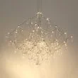 MOOSEE MSE1501100125 lampa wisząca CONSTELATION 77 - LED, stal szczotkowana