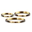 Step into Design ST-8848-60+80+100 brass Lampa wisząca CIRCLE 60+80+100 LED mosiądz na 1 podsufitce