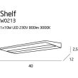 MAXLIGHT W0213 KINKIET SHELF, 10W