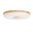 CANDELLUX 13-24954 TART LAMPA SUFITOWA PLAFON DREWNIANY 24W LED 38CM BIAŁY+DREWNIANY 4000K