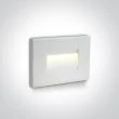 ONE LIGHT 68064/W/W Simi 2 biała ścienna oprawa do wbudowania LED 3000K 3,6W IP65