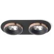 RENDL R13244 SHARM R II wpuszczana czarna/czarna miedź 230V LED 2x10W 24° 3000K