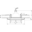 CANDELLUX 2230507 SS-10 CH/WH MR16 CHROM OPR. STROP. STAŁA OKRĄGŁA SZKŁO BEZBARWNE