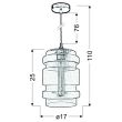 CANDELLUX 31-36650-Z ZWIS DECORADO 18 1X60W E27 KLOSZ ZIELONY