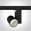 ONE LIGHT 65611NT/B/C Bevino czarny track spot COB LED 4000K 15W