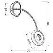 CANDELLUX 21-62628 ARM KINKIET