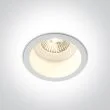 ONE LIGHT 10107WD/W/W Achelia biały wpust COB LED IP54 3000K 7W dark light