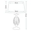 ELSTEAD AEGEAN AG/TL POL BRASS 1Lt Table Lamp
