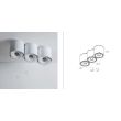 LABRA 3.0818 NEX 3 NT edge.LED 3x 12W On-Off