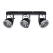 CANDELLUX 93-13316 CRAZY LAMPA SUFITOWA LISTWA CZARNY 3X15W GU10 KLOSZ BEZBARWNY