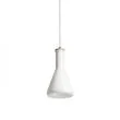 RENDL R12663 PULIRE CON wisząca szkło opalowe/drewno/chrom 230V E14 28W