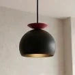 EMIBIG 1752/1 GEO 1 BLACK BURGUNDY Lampa wisząca