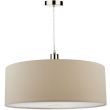 DAR RON8629 RONDA EASY FIT 60CM FAUX SILK ECRU DRUM SH