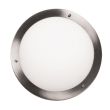 CANDELLUX 12-69955 AQUILA LAMPA SUFITOWA PLAFON 18 1X40W G9 SATYNA NIKIEL IP44 (BŻ)