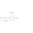 ONE LIGHT 63038 Lazarina gipsowa lampa wisząca białym z oprawką GX53 7W
