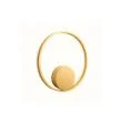 AZZARDO AZ4706 HALO 40 WALL GO DECORATIVE WALL GOLD