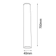 ANTIGO Plafon Yabu 70 - Czarny (700 mm) 1090